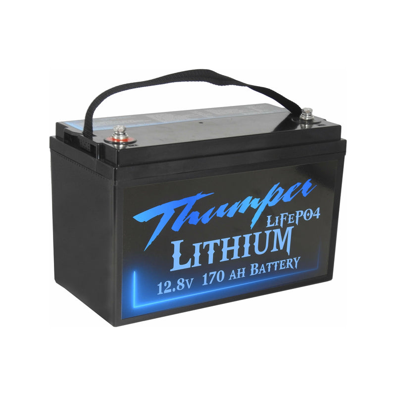 2 x Thumper Lithium 170 AH LiFePO4 Battery + Victron Smart Shunt 500 Amp | Combined 300Amp cont. discharge - Home of 12 Volt Online