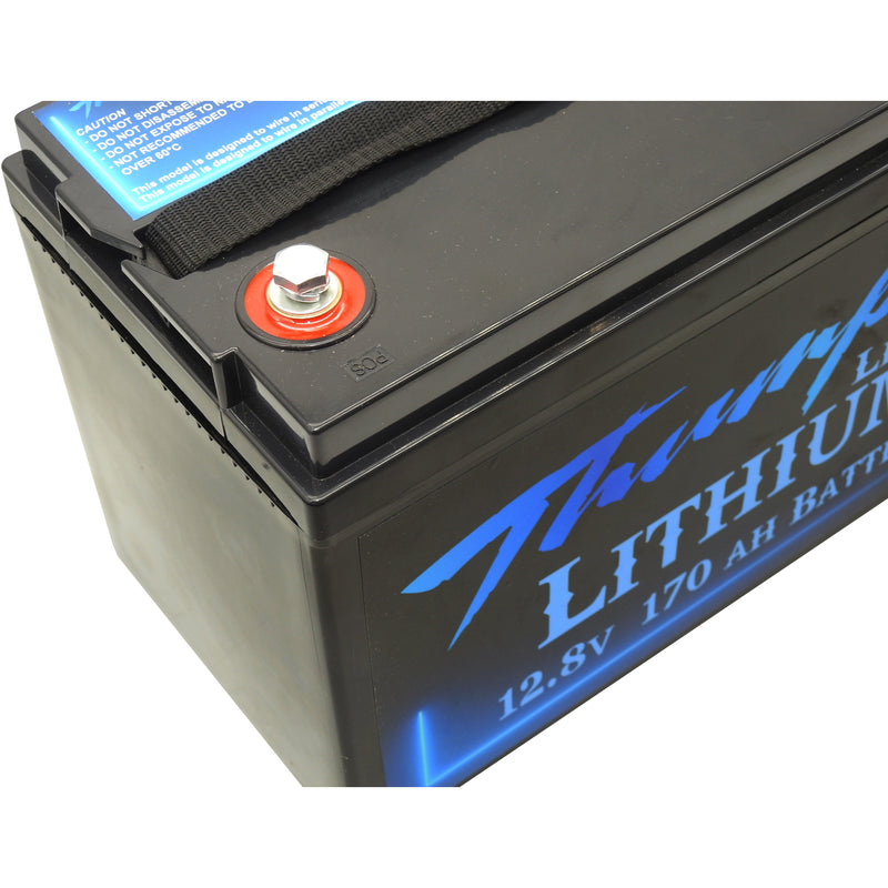 Thumper Lithium 170 AH LiFePO4 Battery + REDARC Core BCDCN1240 40 Amp DC Charger + Fuses Lugs and Heatshrink - Home of 12 Volt Online