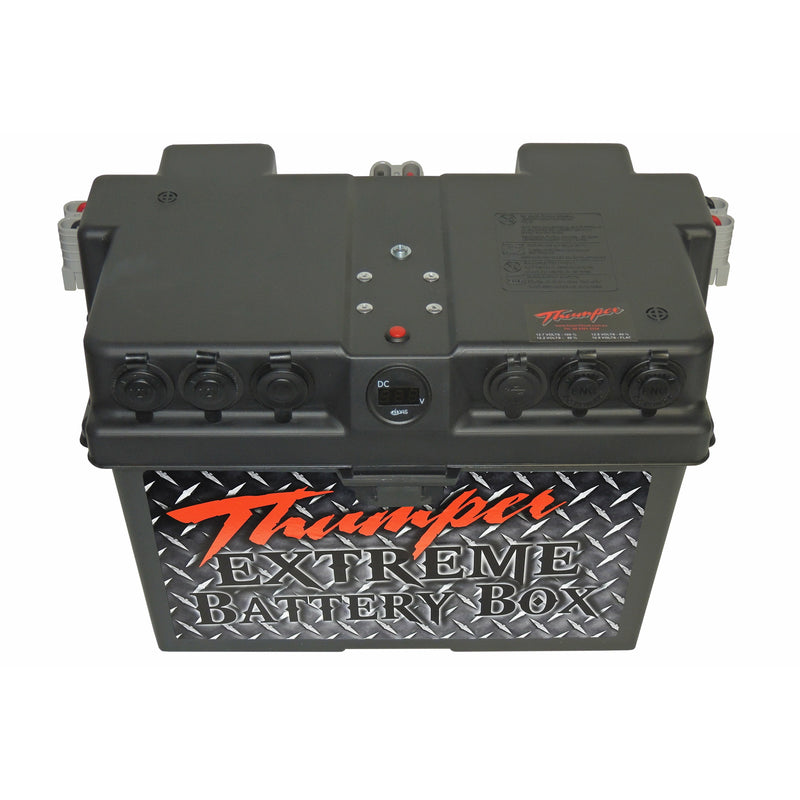 Thumper Battery Box - ELITE model (6 x Outlets) - Home of 12 Volt Online