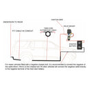 Thumper Universal Relay Loom (TUR-L) Vehicle charging system 8mm Anderson to Rear only | TUR-L-AR - Home of 12 Volt Online
