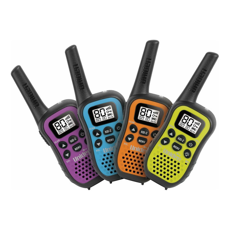 Uniden 80 Channel UHF CB Handheld Radio (Walkie-Talkie) Quad Colour Pack | UH45-4 - Home of 12 Volt Online