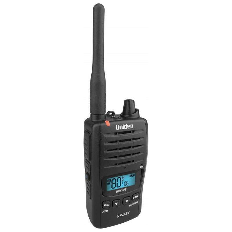 Uniden 5 Watt UHF Waterproof CB Handheld  | UH850S - Home of 12 Volt Online