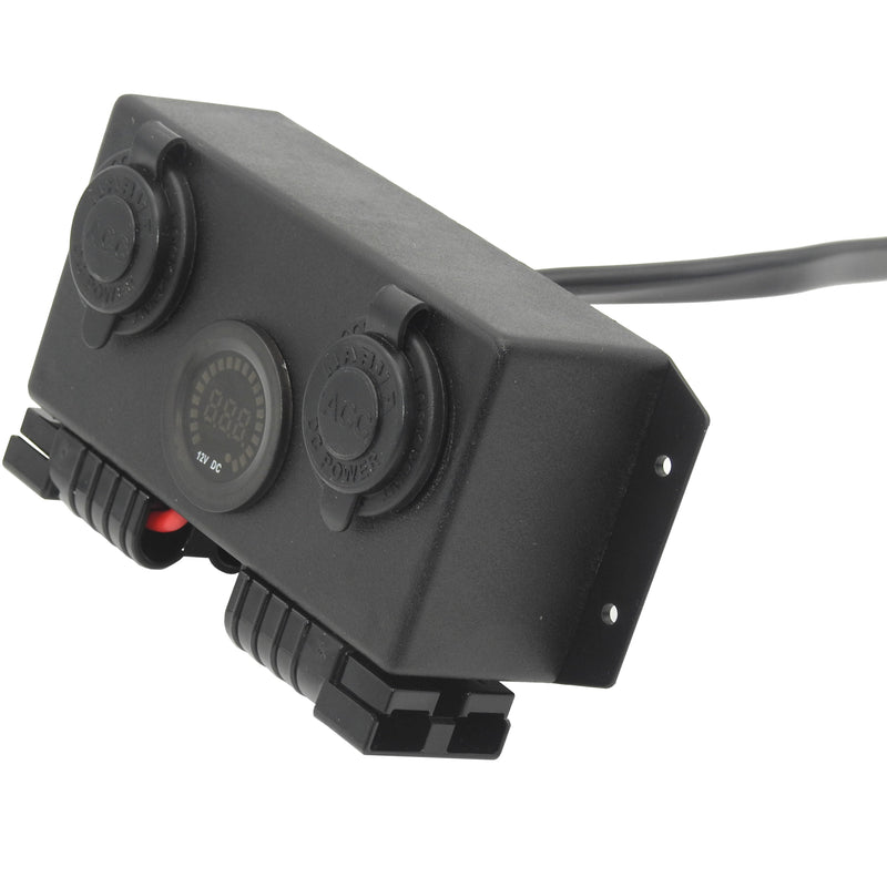 Control Module Weatherproof Weatherproof model Control Box with Volt meter 2 x sockets 2 x 50 Amp