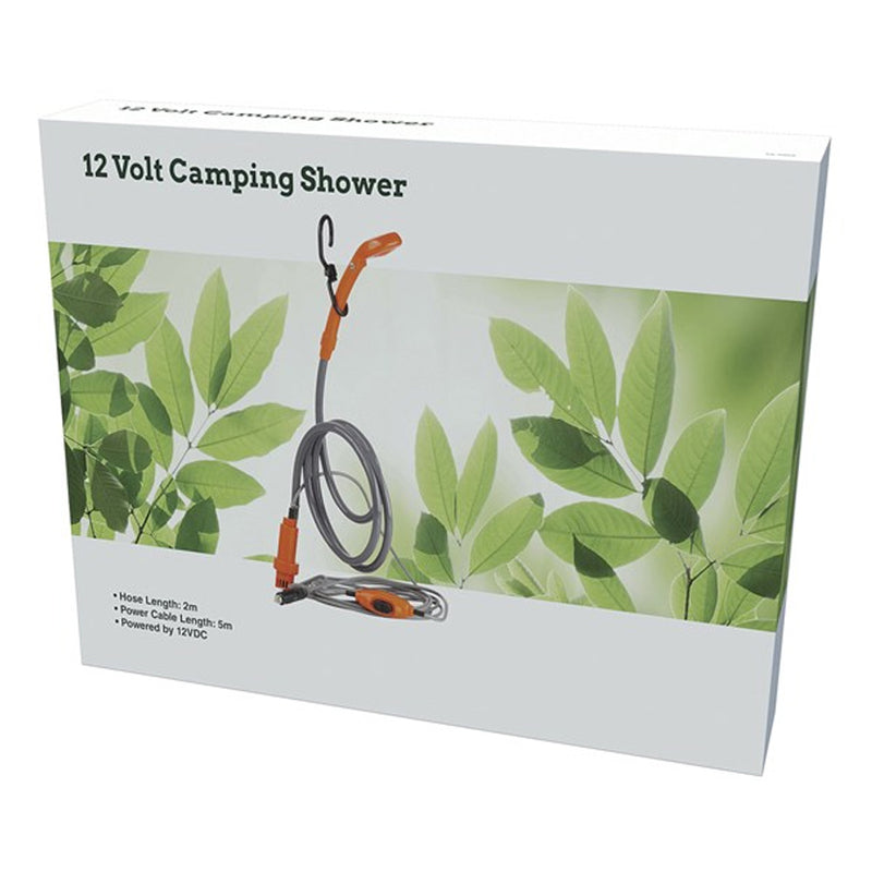 Shower package | Camp Shower + 1900mm Shower Tent with Shower Hook | TAA032 + YS2800 - Home of 12 Volt Online