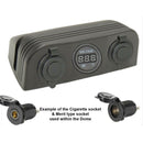Accessory Dome - 3 gang - Cig / Merit / Engel / USB / Volt - Home of 12 Volt Online