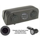 Accessory Dome - 3 gang - Cig / Merit / Engel / USB / Volt - Home of 12 Volt Online