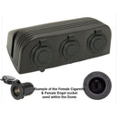 Accessory Dome - 3 gang - Cig / Merit / Engel / USB / Volt - Home of 12 Volt Online