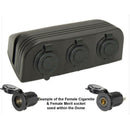 Accessory Dome - 3 gang - Cig / Merit / Engel / USB / Volt - Home of 12 Volt Online