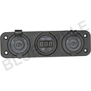 Accessory Plate - 3 gang - Cig / Merit / Engel / USB / Volt - Home of 12 Volt Online