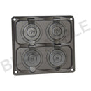 Accessory Plate - 4 gang - Cig / Merit / Engel / USB / Volt - Home of 12 Volt Online