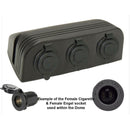 Accessory Dome - 3 gang - Cig / Merit / Engel / USB / Volt - Home of 12 Volt Online