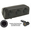 Accessory Dome - 3 gang - Cig / Merit / Engel / USB / Volt - Home of 12 Volt Online