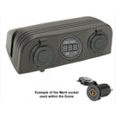 Accessory Dome - 3 gang - Cig / Merit / Engel / USB / Volt - Home of 12 Volt Online