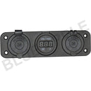 Accessory Plate - 3 gang - Cig / Merit / Engel / USB / Volt - Home of 12 Volt Online