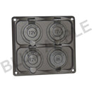 Accessory Plate - 4 gang - Cig / Merit / Engel / USB / Volt - Home of 12 Volt Online