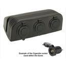 Accessory Dome - 3 gang - Cig / Merit / Engel / USB / Volt - Home of 12 Volt Online