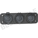 Accessory Plate - 3 gang - Cig / Merit / Engel / USB / Volt - Home of 12 Volt Online