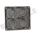 Accessory Plate - 4 gang - Cig / Merit / Engel / USB / Volt - Home of 12 Volt Online