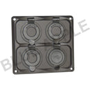 Accessory Plate - 4 gang - Cig / Merit / Engel / USB / Volt - Home of 12 Volt Online
