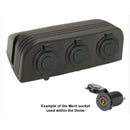 Accessory Dome - 3 gang - Cig / Merit / Engel / USB / Volt - Home of 12 Volt Online