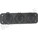 Accessory Plate - 3 gang - Cig / Merit / Engel / USB / Volt - Home of 12 Volt Online
