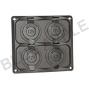 Accessory Plate - 4 gang - Cig / Merit / Engel / USB / Volt - Home of 12 Volt Online