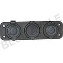 Accessory Plate - 3 gang - Cig / Merit / Engel / USB / Volt - Home of 12 Volt Online
