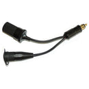 Adaptor - Male Merit to 1 x Female Merit + 1 x Female Cigarette - Home of 12 Volt Online