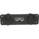 Thumper 50 Amp Anderson Panel with 2 x socket (flush mount) - Home of 12 Volt Online