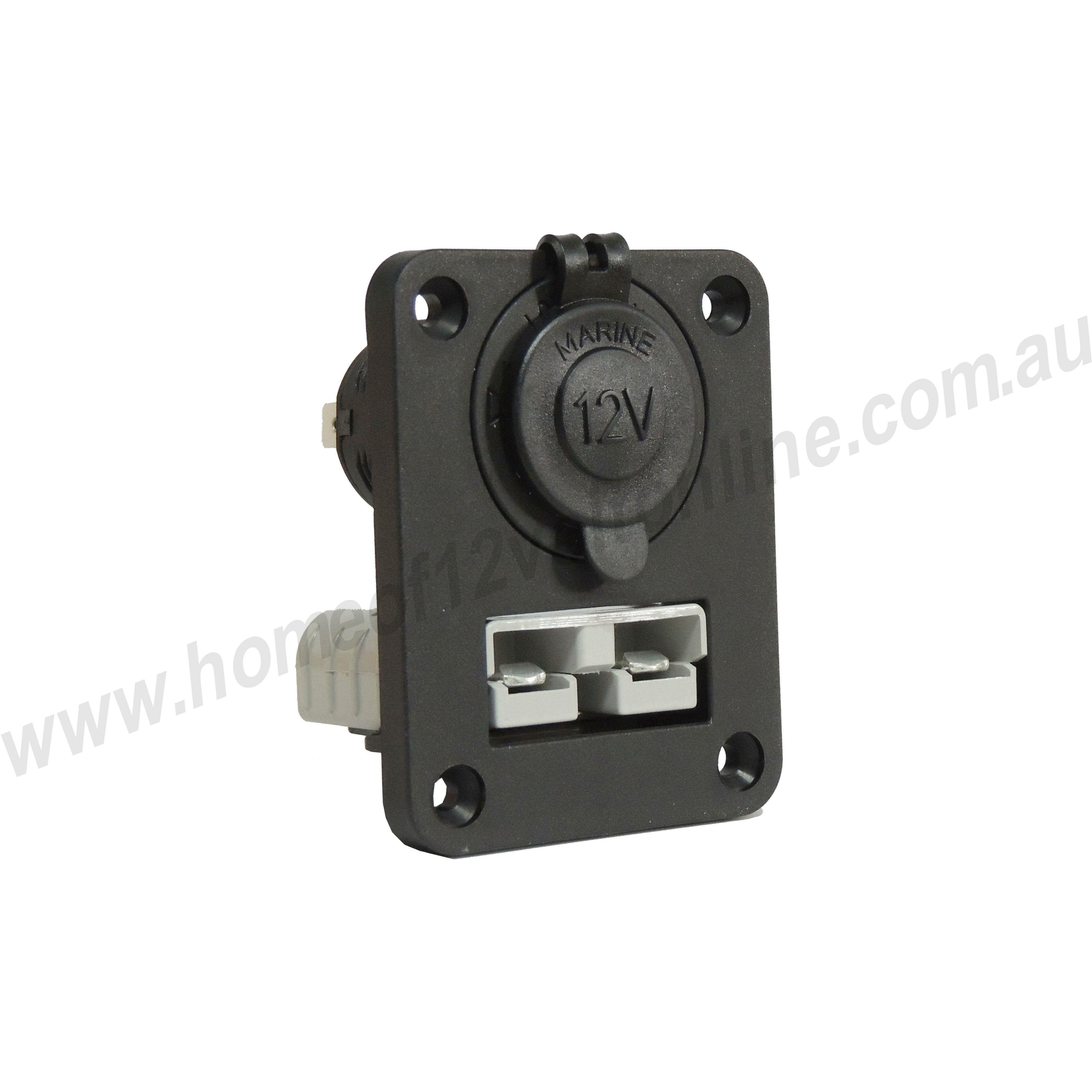 Thumper 50 Amp Anderson Panel with socket Flush mount | Choose Cigaret