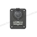 Thumper 50 Amp Anderson Panel with socket (flush mount) - Home of 12 Volt Online