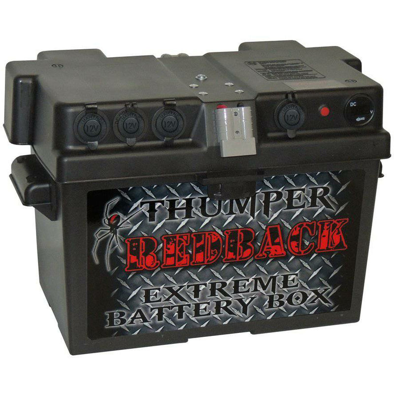 Thumper Battery Box + Extreme 120 AH AGM Battery - Home of 12 Volt Online