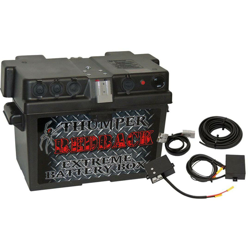 Thumper Battery Box package with BAKIT50 Ignition activated Vehicle charge kit - Home of 12 Volt Online
