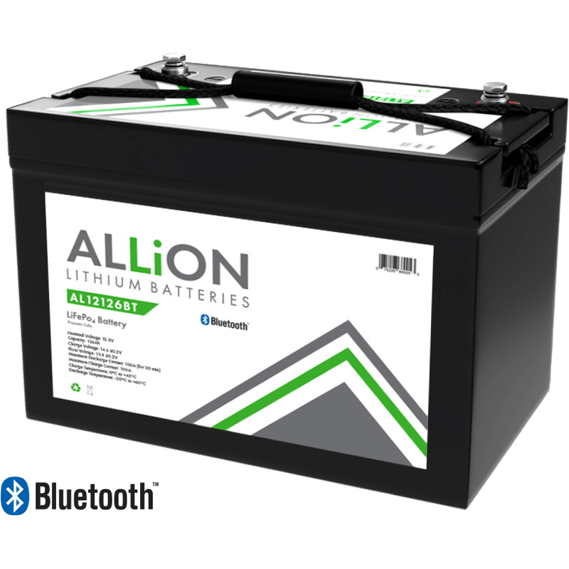 Allion AL12126BT Lithium LIFEPO4 Battery 126 AH with BLUETOOTH monitoring - Home of 12 Volt Online