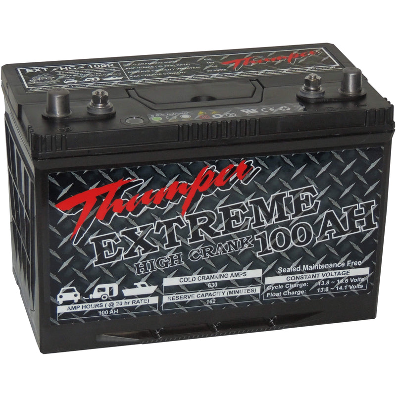 Thumper Extreme Wetcell 'Hybrid' 100 AH - EXTHC100R - Home of 12 Volt Online