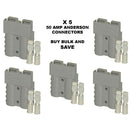 Anderson 50 Amp - Bulk 5Pk - Home of 12 Volt Online
