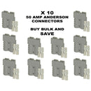 Anderson 50 Amp - BULK pack x10 - Home of 12 Volt Online