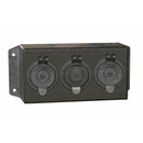 Control Box (Accessory) - Triple - 2 x Merit/Hella + 1 x Engel 2prong socket - Home of 12 Volt Online
