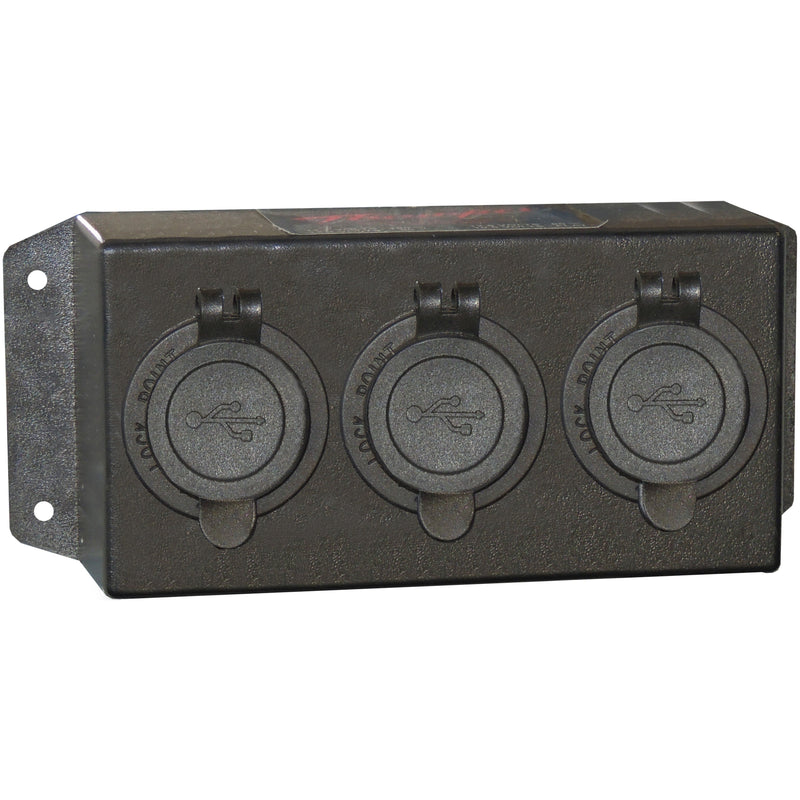 Control Box (Accessory) - Triple - 3 x DUAL USB socket - Home of 12 Volt Online