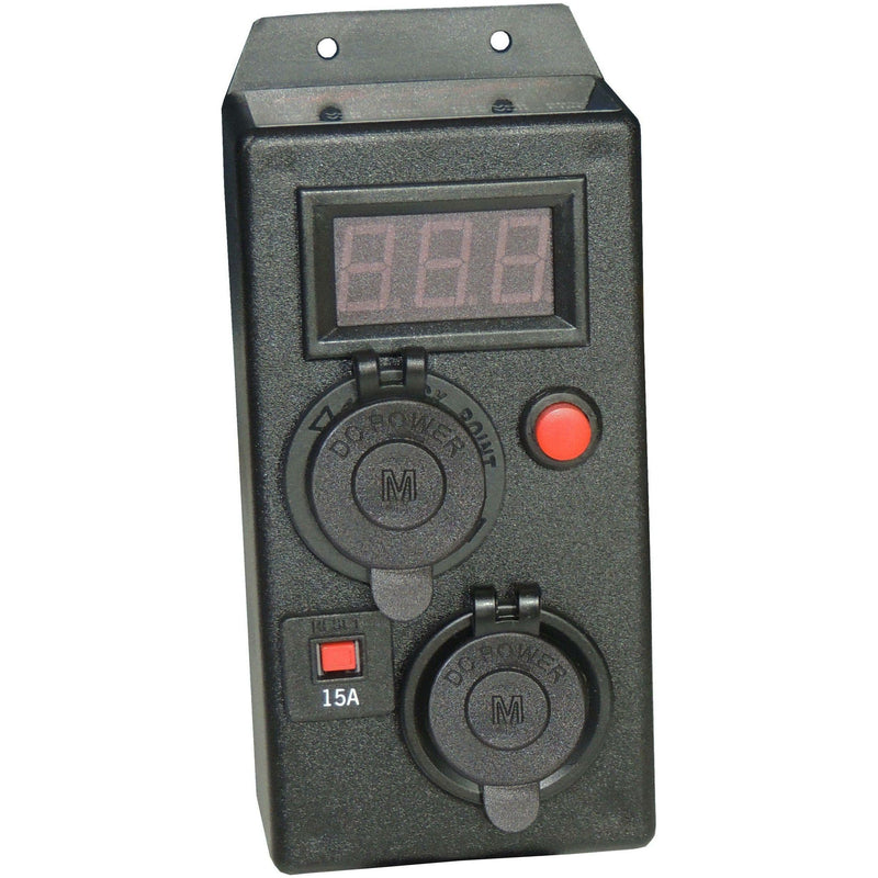 Control Box (Accessory) Volt meter - 2 x Merit type sockets - Home of 12 Volt Online