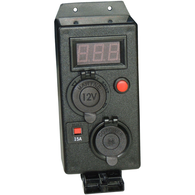 Control Box (Accessory) Volt meter - Cigarette + Merit + 50 Amp Anderson - Home of 12 Volt Online