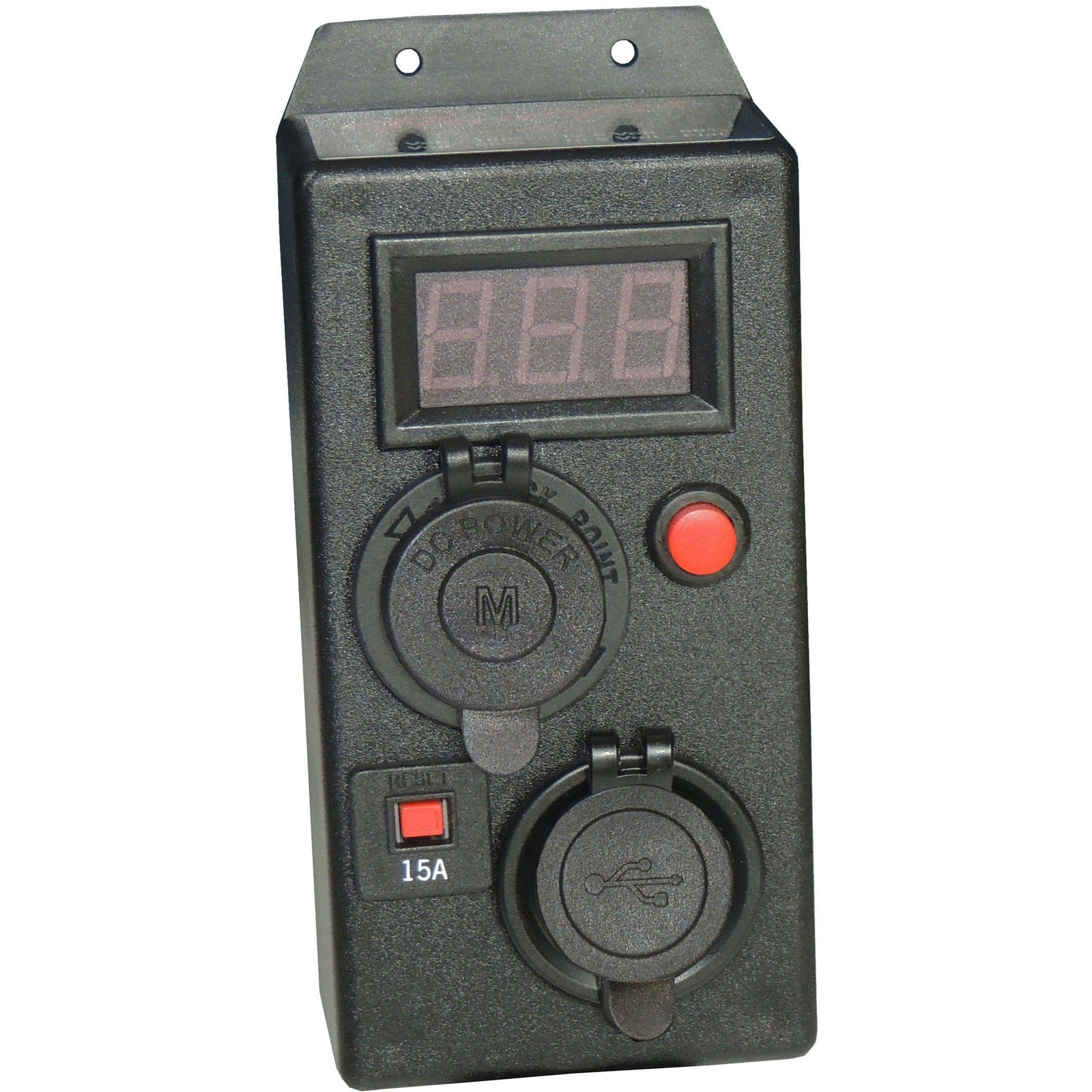 Check Volt Box 12V/24V Control Box - Volt Meter, Merit + Dual USB