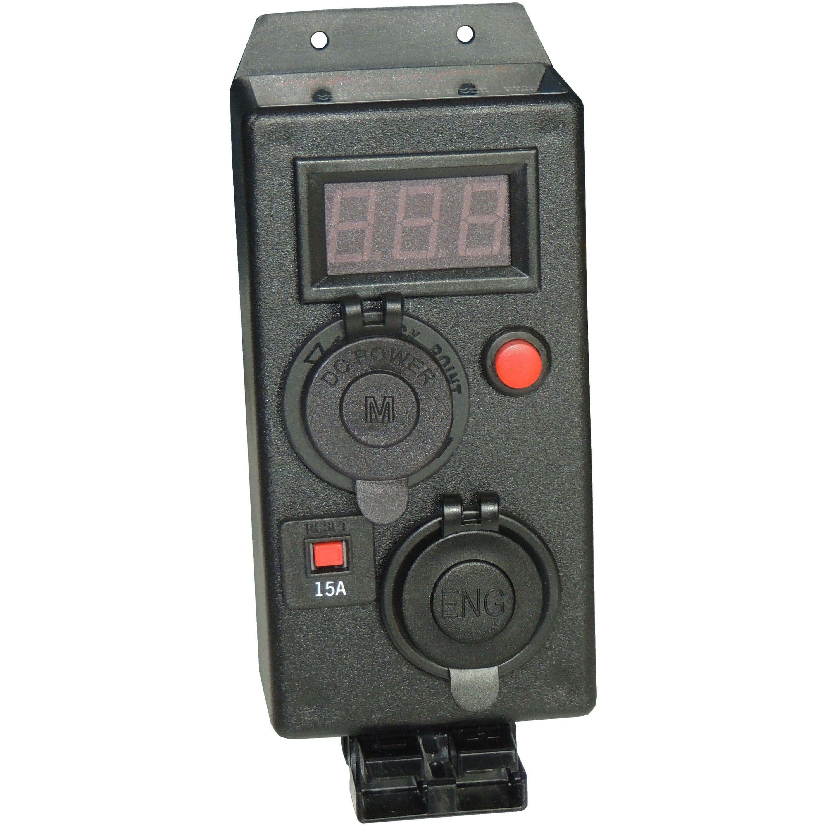 Volt Control Device 12V/24V Control Box - Volt Meter, Merit + USB + Anderson