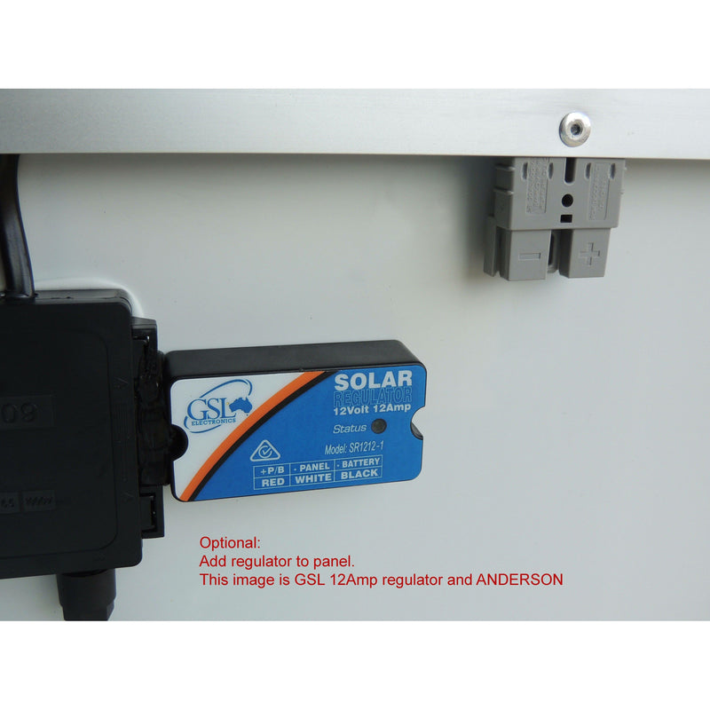 Solar Panel Powerhouse 110 watt (unregulated / regulated) 664 x 1006 x 25 mm - Home of 12 Volt Online