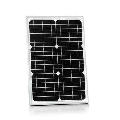 Solar Panel 20 watt (unregulated / regulated)  480 x 350 x 25mm - Home of 12 Volt Online