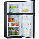Bushman DC190L 12 Volt / 24 Volt Upright Fridge Freezer (Black or White) - Home of 12 Volt Online