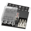 6-WAY STANDARD ATS BLADE FUSE BLOCK with earth (54440) - Home of 12 Volt Online