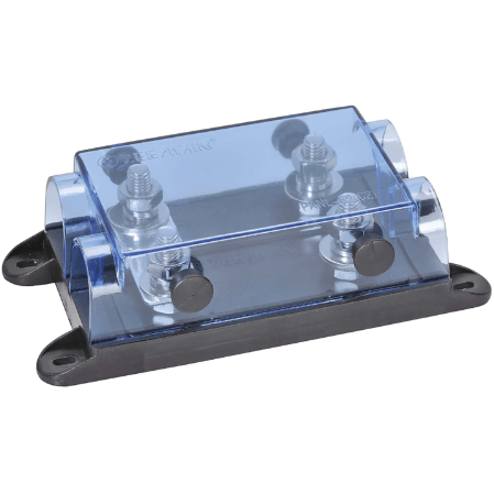 TWIN IN-LINE ANL FUSE HOLDER WITH TRANSPARENT COVER (54436) - Home of 12 Volt Online
