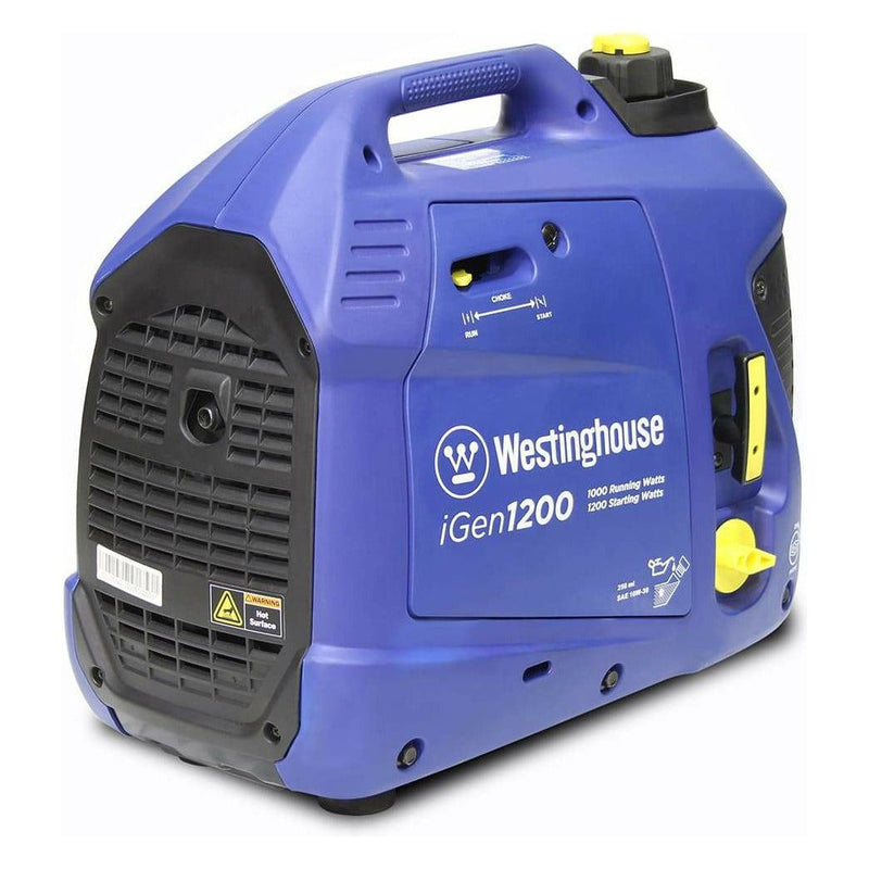 Westinghouse iGen1200 1,200 Starting Watts / 1,000 Running Watts Inverter Generator - Home of 12 Volt Online