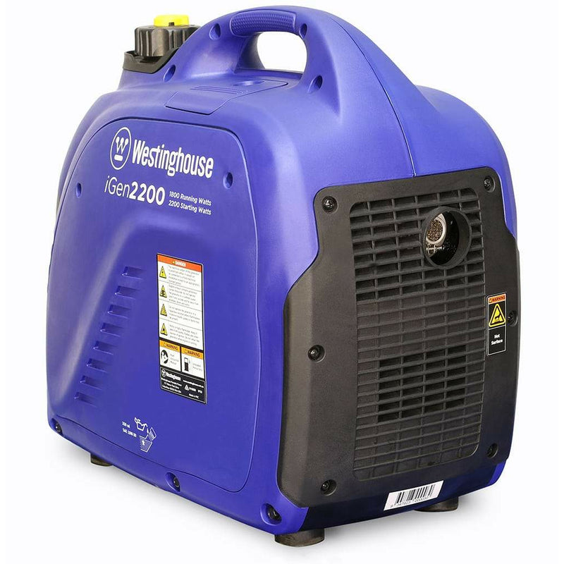 Westinghouse iGen2200 2,200 Starting Watts / 1,800 Running Watts Inverter Generator - Home of 12 Volt Online